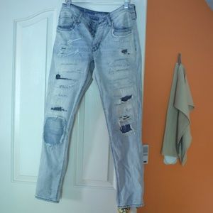 American Eagle Faux Hole-y Jeans